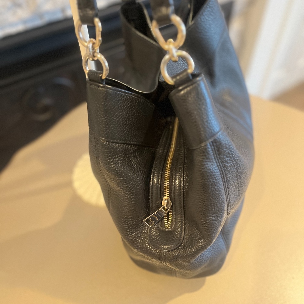 Coach F28997 Lexy Pebble Leather Shoulder Bag - Picture 3 of 13